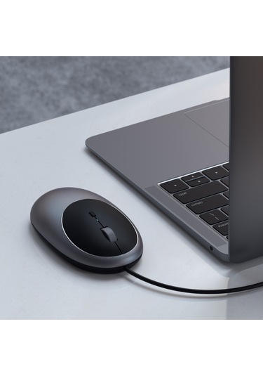 Satechi C1 Kablolu Mouse Uzay Grisi St-awucmm