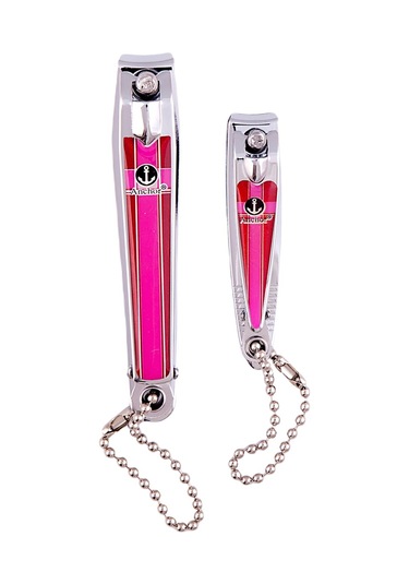 Anchor Çift Renkli Katelalı Tırnak Makası Seti 2 Li Pembe (GX108) GKH