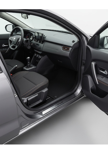 Dacia Sandero 2 Stepway Krom Kapı Eşik Koruması 2013 Üzeri 4 Parç