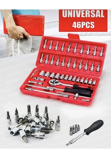 Lokma Takımı 58 Parça Otomatik Cırcırlı Set