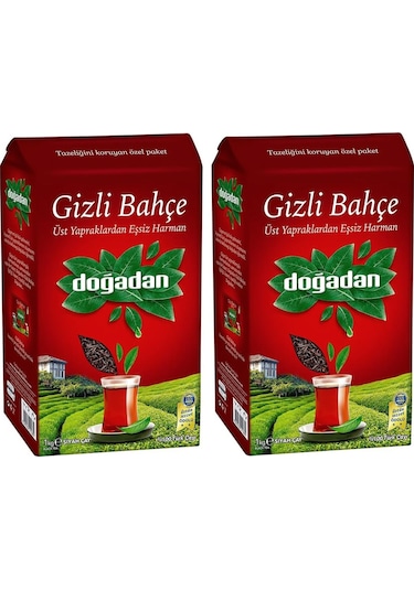 Doğadan Gizli Bahçe Siyah Çay 2 x 1 KG