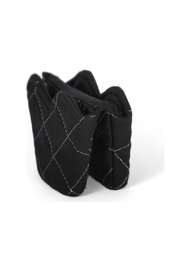 Crab Isıya Dayanıklı Kumaş Fırın Tutacağı Tutacak Modelleri Silikon Değil 1 Adet Tutacak Siyah