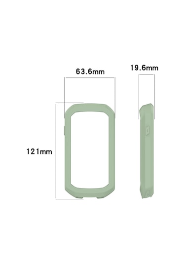 Garmin Edge 1050 Yarım Paket Kronometre Silikon Koruyucu Kılıf İçin Siyah