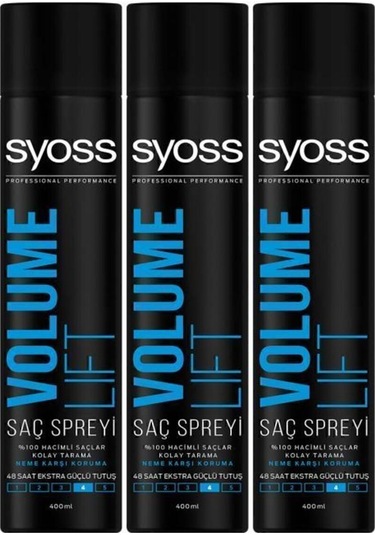 Syoss Volume Lift Saç Spreyi 3 x 400 ML