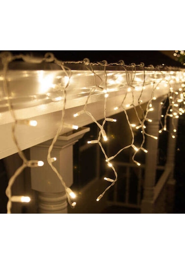 İp Led Işık 10 Metre 8 Modlu Animasyonlu Fişli Şeffaf Kablolu Per