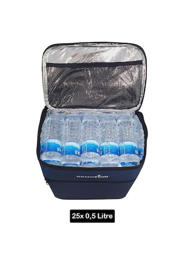 Gbmotion Termal Çanta 25 Litre Termos Sırt Çantası Buzluk Lacivert