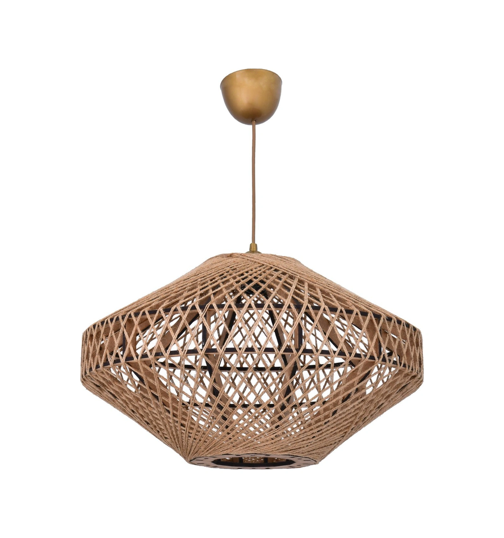 Bohem,rustik,jüt,doğal,hasır,el Yapımı Sarkıt Avize Renkli