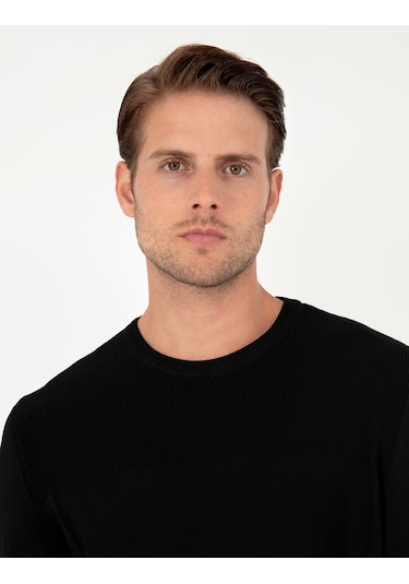 Pierre Cardin Erkek Siyah Kazak /triko 50296455-vr046 Siyah