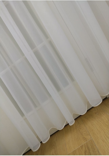 Evdepo Home Kullanıma Hazır Krep Tül Perde