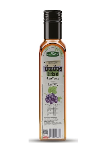 Asya Vital Üzüm Sirkesi 500 ML