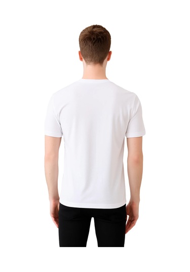 Safe Work V Yaka Kısa Kol İş Tişörtü Rahat, Nefes Alabilir Ve Çok Renk Seçeneği Beyaz