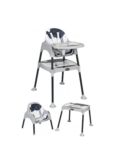 Maxi Taxi Feeding Yıldız Desenli 3in1 Mama Sandalyesi - Reach St MAXITAXI.020