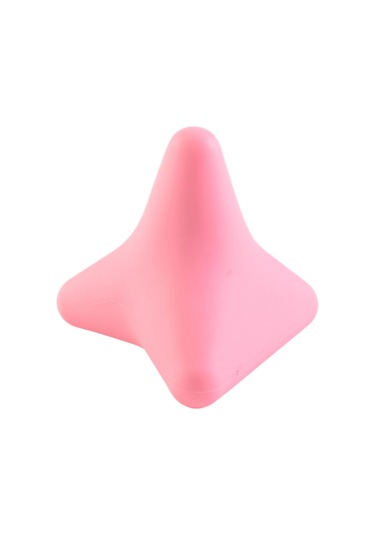 Anjiexun Silikon Masaj Konisi Katı Top Psoas Kas Gevşetme Sırt Ayak Yogası 2 Pembe