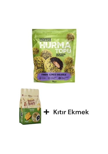 Antep Fıstığı Kaplı Hurma Topları 96 Gr