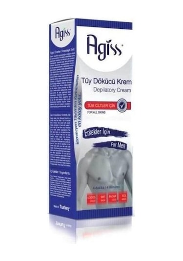 Agiss Tüy Dökücü Krem For Men Erkekler İçin 100 Ml