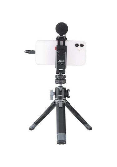 Xianwen Ulanzi St-06s Çok Fonksiyonlu Telefon Tripod Standı Siyah