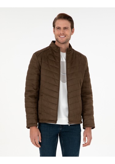 Pierre Cardin Erkek Haki Deri Mont-kaban 50300519-790 Haki