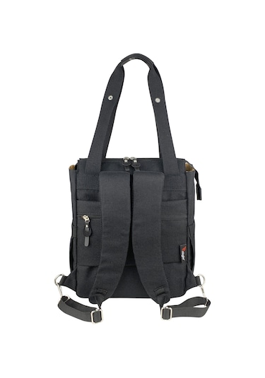 Stylo Platinum 2 In 1 Anne Bebek Bakım Sırt Ve Omuz Çantası S Siyah