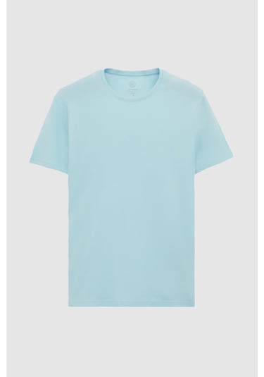 Ds Damat Slim Fit Aqua Bisiklet Yaka %100 Pamuklu Nefes Alabilen T-shirt 4hc141996753m U00 Ds Damat Slim Fit Aqua Bisiklet Yaka %100 Pamuklu Nefes Alabilen T-shirt 4hc141996753m U00