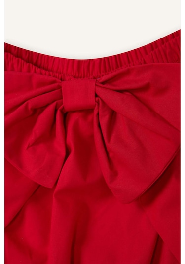 Defacto Poplin Etek Kız Bebek G9996a526smrd282 Kırmızı-rd282