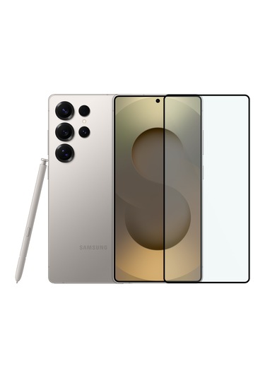 Safeus Tam Kaplayan Parmak İzi Bırakmayan Safir Ekran Koruyucu Cam , Samsung S25 Ultra İle Uyumlu