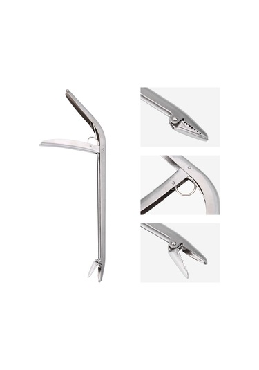 Moveevo Stal Çelik Olta İğnesi Çıkarıcı, Yaylı Kollü Ve Hassas Çeneli, Halka İçin Dayanıklı Ve Korozyona Dayanıklı Araç