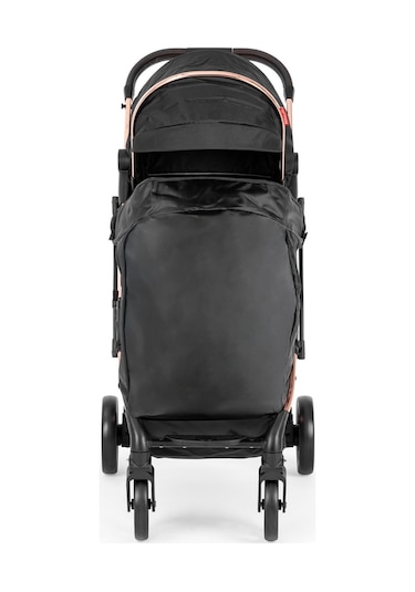 Popypapa Fusion Gold Kabin Boy Tek Elle Kolay Katlanır Pratik Bebek Arabası Siyah