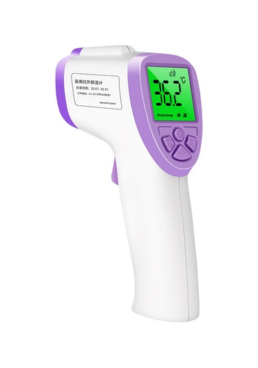 Xiyyadms Dijital Lcd İzoletli Vücut Sıcaklığı Ölçer, 3-5cm Mesafede, 0.5sn Yanıt Süresi, Güneş Işığı Ekranı Yetişkin/çocuk