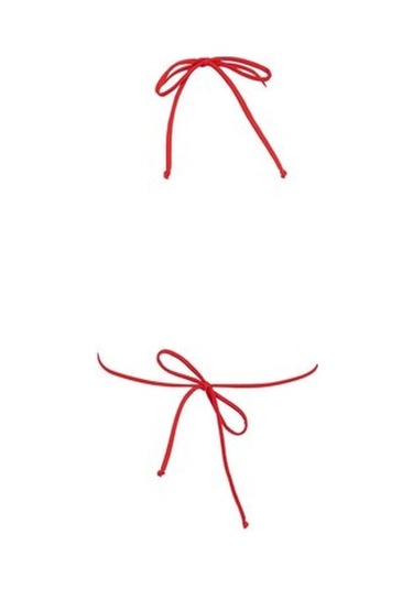 Defacto Fall İn Love Regular Fit Üçgen Bikini Üstü T3666az23sprd197 Kırmızı