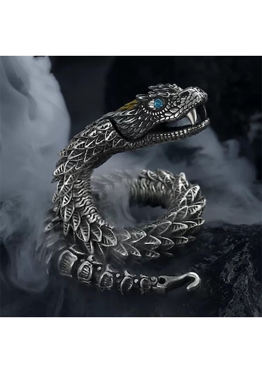 Magideal Suntek Bağlantı Bilezikler Bileklik Bakır Gotik Ejderha 22 CM Çok Renkli