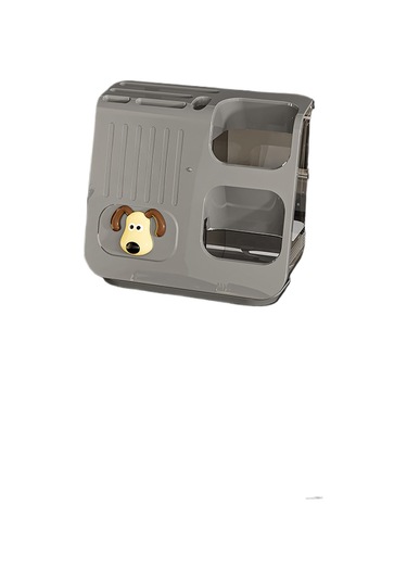 Spring Mutfak Tezgahıkaşık Sofra Drenaj Köpek Rafı Gri