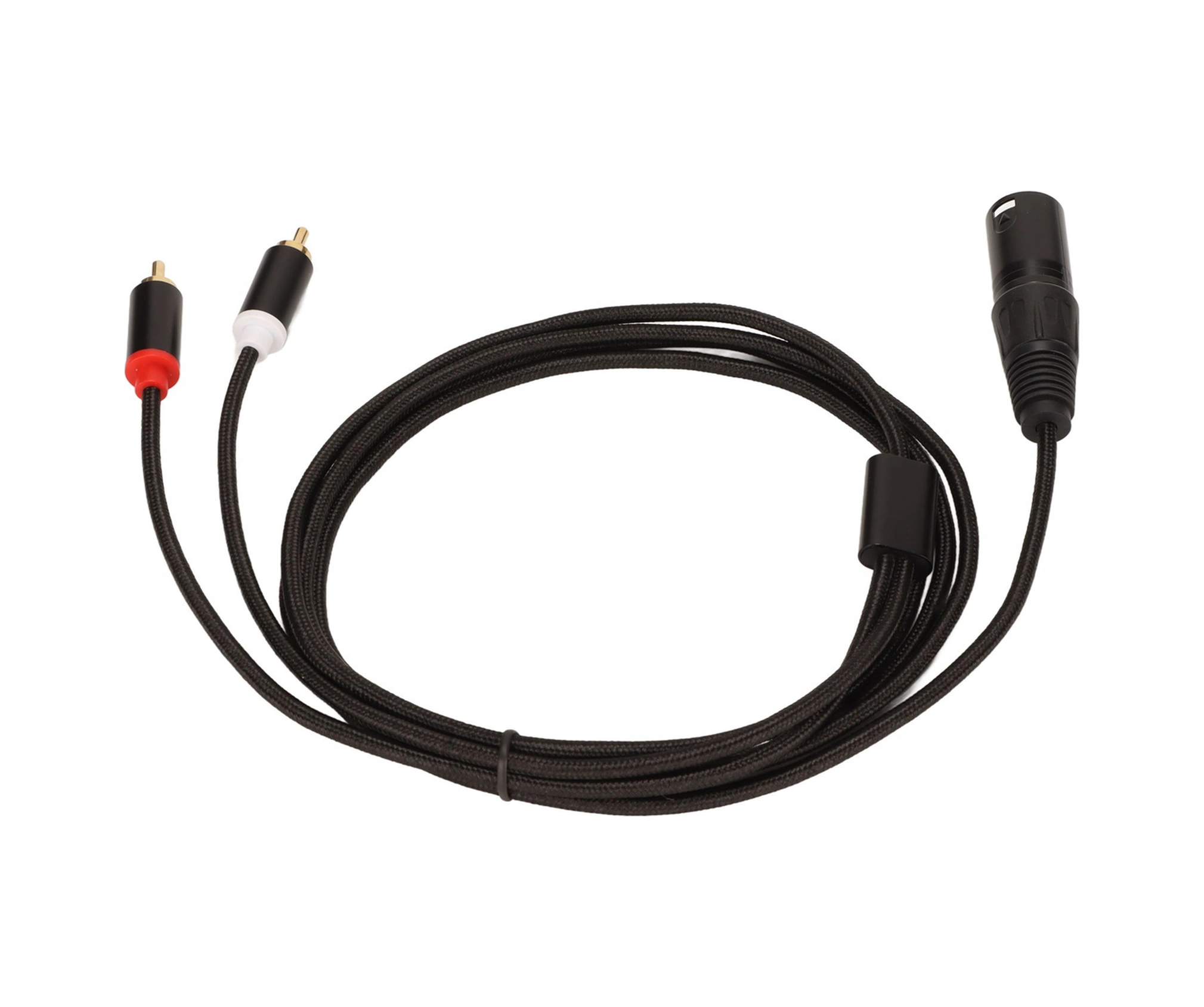 Shineyee Xlr Erkekden 2 Rca'ya Tek Yönlü Ses Bölücü Kablosu - 2m Ofc Konduktörlü, Engelleme Redüktörlü, Mikser/amp Uyumlu