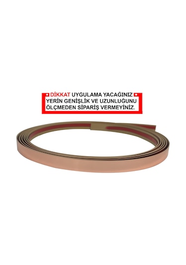 Bronz Nikelaj 10 Mm Genişlik 3 Metre Uzunluk