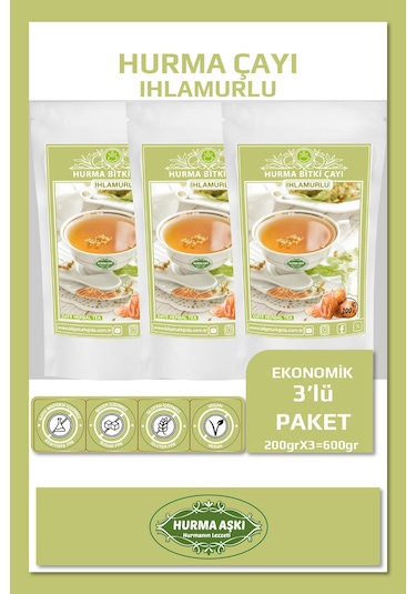 Hurma Aşkı Hurma Çayı Ihlamurlu 3 x 200 G