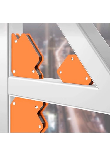 Valkyrie Mıknatıslı Manyetik Gönye Kaynak Tutucu 6'Lı Set Sarı