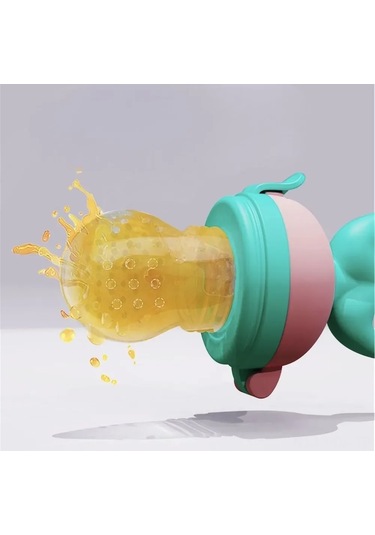 Padalink Bebekler İçin Silikon Yemek Çiğneme Çantası - Diş Kesme Ağrısı Alleviation Ve Çiğneme Refleksi Geliştirici