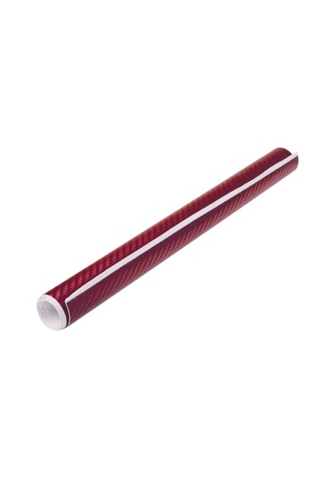 Araba Dekoratif 3d Karbon Fiber Pvc Çıkartması, Boyut: 152cm X 50cm Wind Red