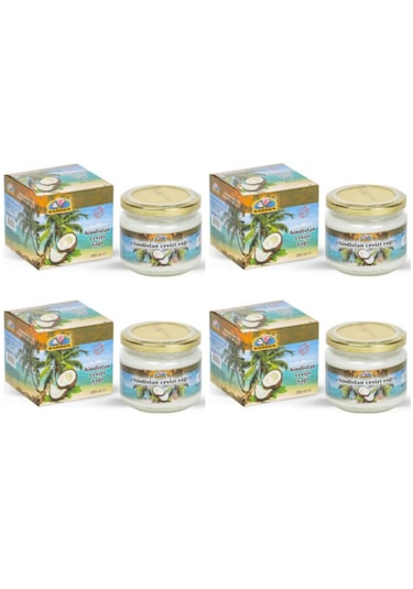 Karden Soğuk Pres Hindistan Cevizi Yağı 4 X 250 Ml