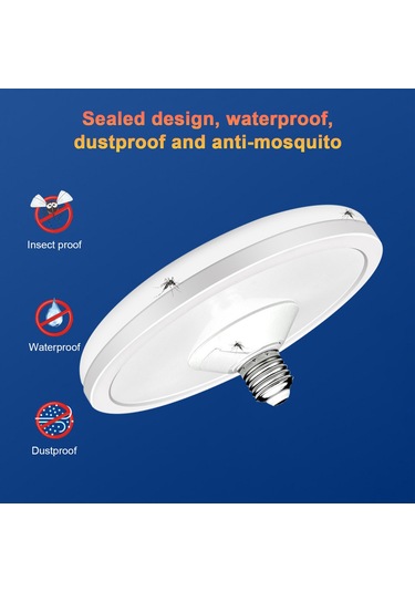 Konesam E27 Vida Aydınlatma Led Feneri 18w 6500k Beyaz Işık 165-265v Enerji Tasarruflu Ev Ofis Büyük Odalar İçin Yüksek Parlaklık Pp+alüminyum Kasa