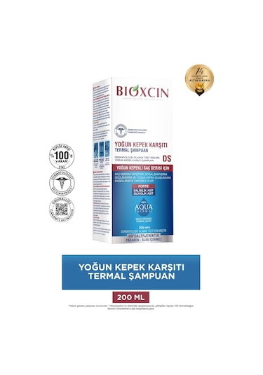 Bioxcin Aqua Thermal Yoğun Kepek Karşıtı Şampuan Ds 200 ml Kepek Kaşıntı Pullanma Karşıtı