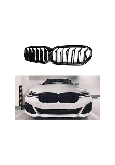 Bmw G30 Lci Ön Böbrek Panjur Piano Black 2020+