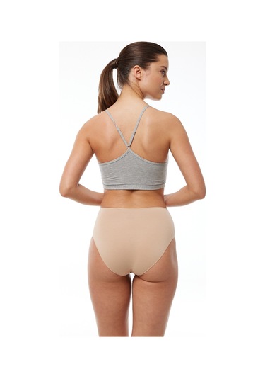 Malabadi Kadın Lacivert Bordo Ten Rengi 6 Lı Paket Modal Yüksek Bel Slip Külot 1955 Lacivert Bordo Ten Rengi