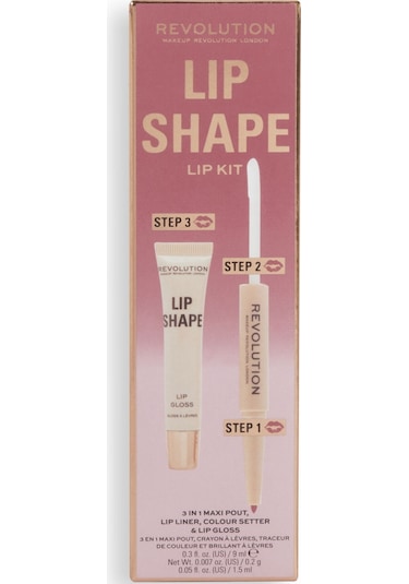 Revolution Lip Shape Dudak Kiti Rose Pink