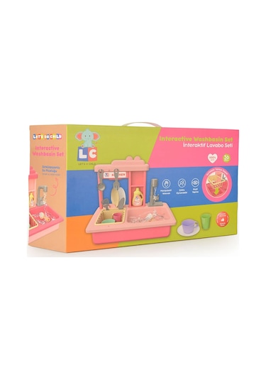 Let's Be Child İnteraktif Lavabo Seti Turkuaz G59040916ss1-1
