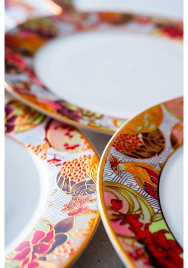 Dream 6 Parça Pasta Tabağı - 20.5 Cm Renkli