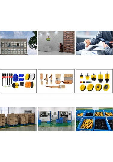 Yunboo Mobilya Boyama Ve Mürekkepleme İçin 1 İnç Domuz Tüylü Keçeli Fırça Seti - 5 Parça Profesyonel Kalite