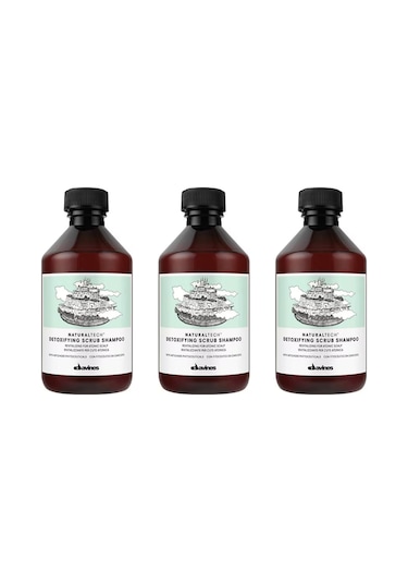 Davines Detoxifying Scrub Arındırıcı Şampuan 3 x 250 ML