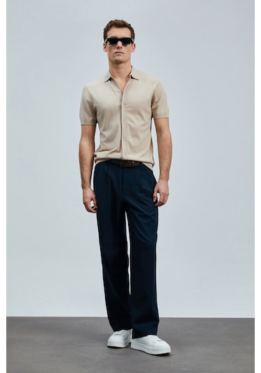 Lufian Hector Erkek Modal Karışımlı Kazak Bej Bej 111090132100550 Bej