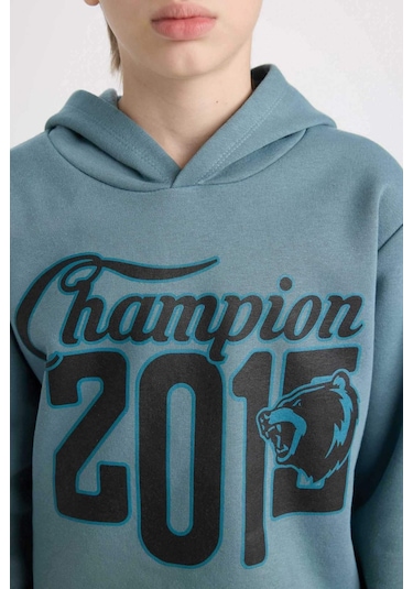 DeFacto Erkek Çocuk 2'li Takım Kapüşonlu Baskılı Sweatshirt Beli Lastikli Eşofman Altı D3561A824WNGN1208 DeFacto Erkek Çocuk 2'li Takım Kapüşonlu Baskılı Sweatshirt Beli Lastikli Eşofman Altı D3561A824WNGN1208