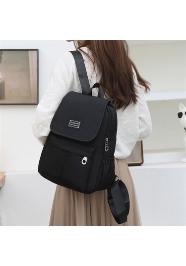 Luckydog Kırmızı Sırt Çantası Rahat Moda Kadın Yaz Yeni Öğrenci Seyahat Sırt Çantası Kadın Oxford Bez Çanta 28cm 12cm 38cm Kı Kırmızı